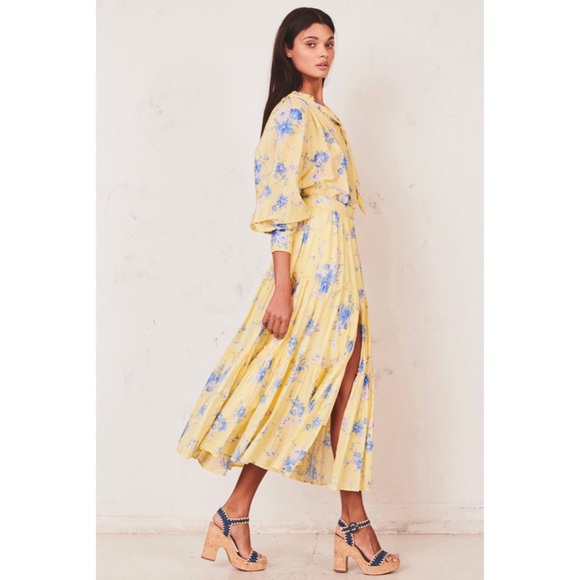 LoveShackFancy Floral Tiered Skirt - Picture 6 of 10